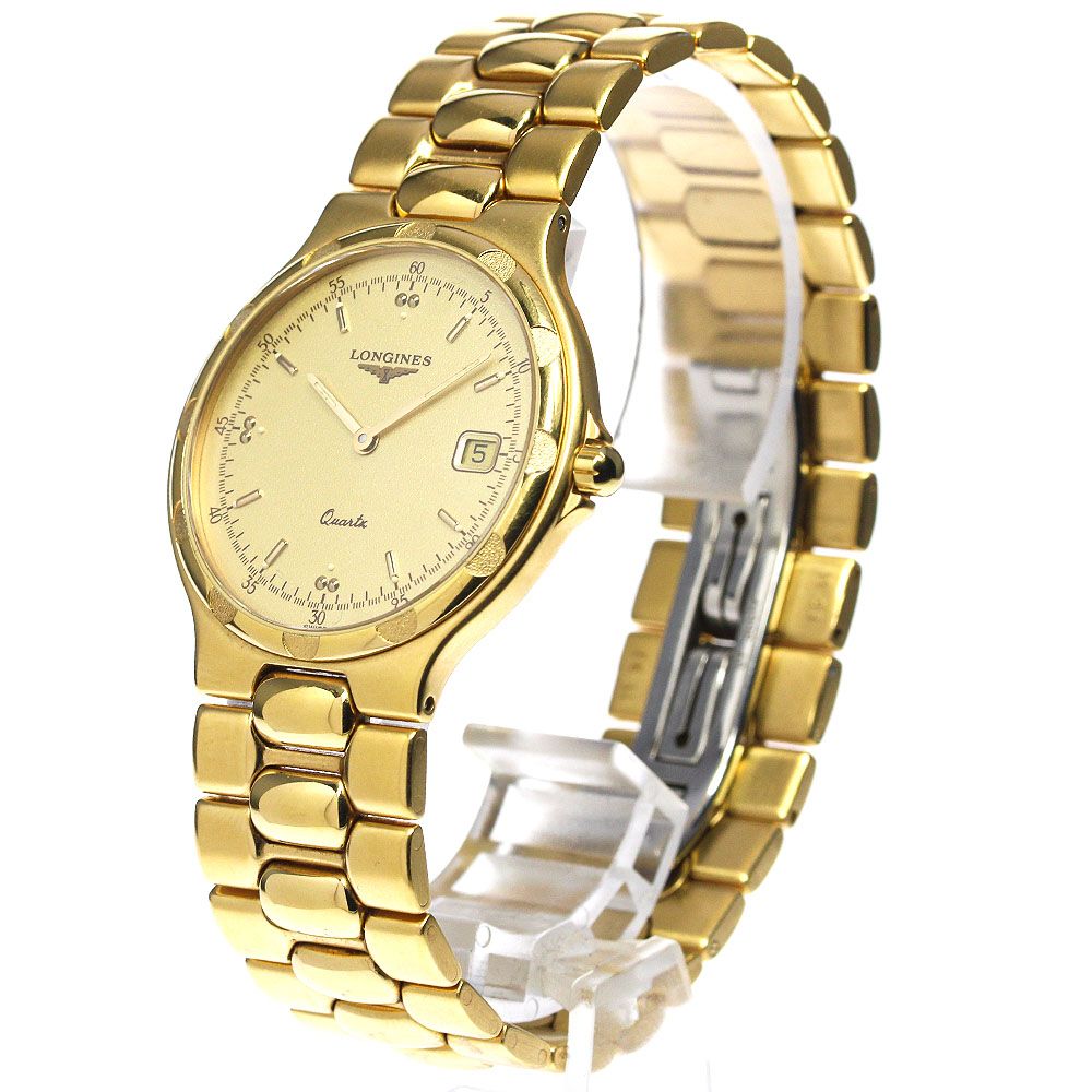 ロンジン　コンクエスト　メンズ　クォーツ デイト 不動 楽天市場】【LONGINES】ロンジン コンクエスト デイト L1.636.4