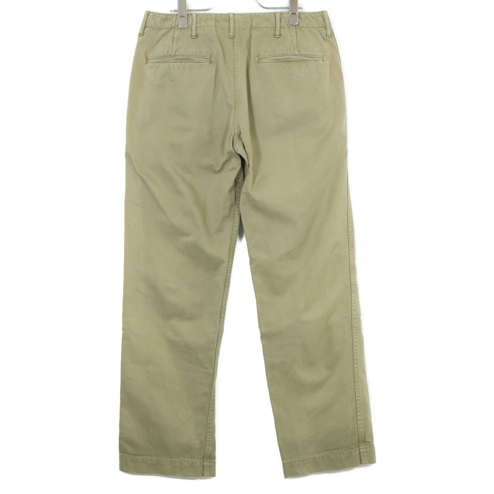 ウエアハウス　ダックディガー　33 チノパン　トラウザー WAREHOUSE ウエアハウス ﾗｲﾄｸﾞﾘｰﾝ ﾀﾞｯｸﾃﾞｨｶﾞｰ ﾁﾉﾊﾟﾝﾂ 33 - メルカリ