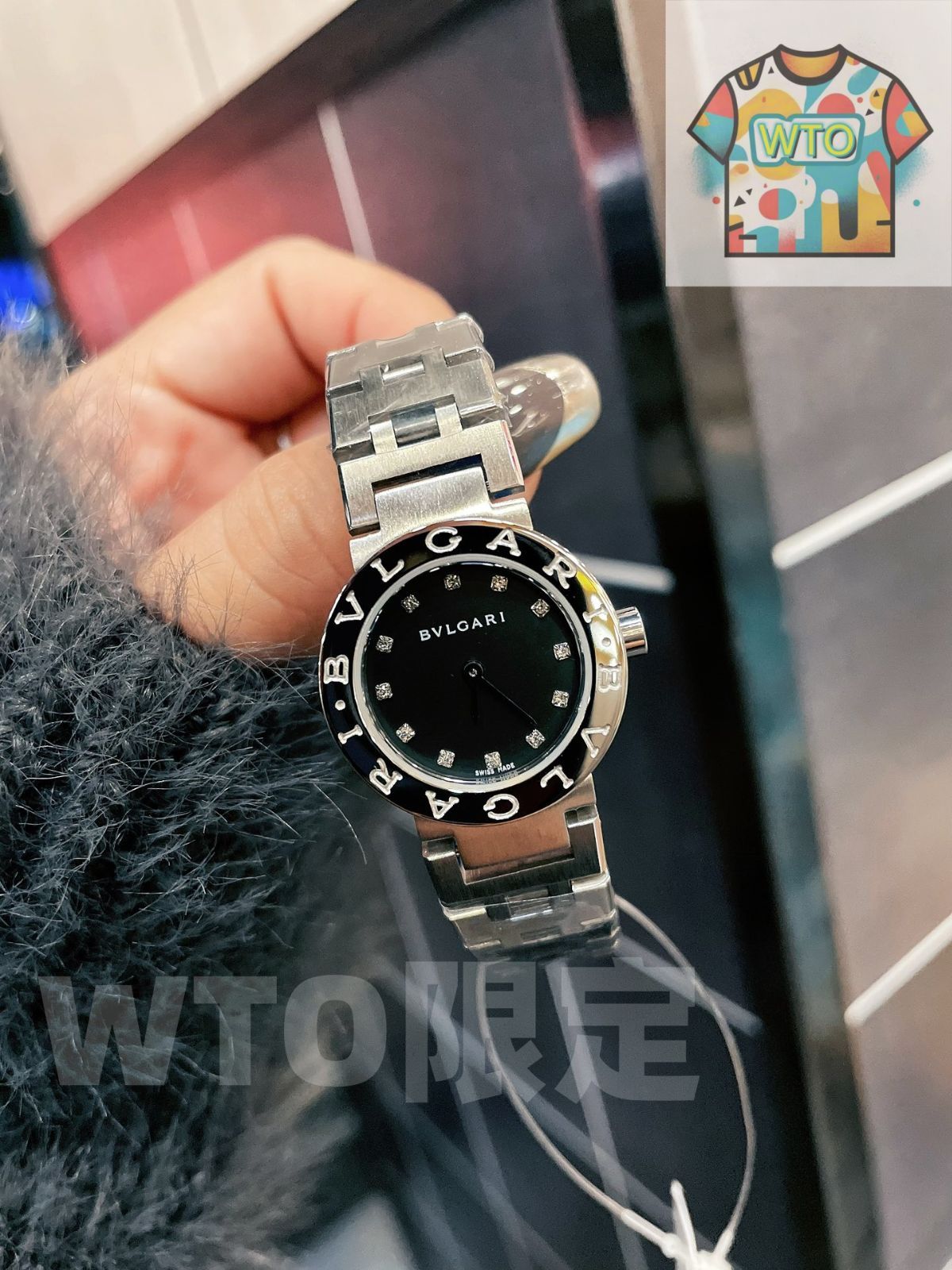 今日WTO】BVLGARI（ブルガリ） B.zero1 Black & Silver Women's