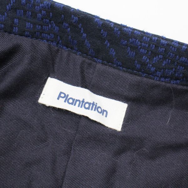 美品 定価7.2万 2020AW Plantation プランテーション サシコフラワーJQコート 2/ネイビー ブラック  ジャガード【2400013306607】 - メルカリ