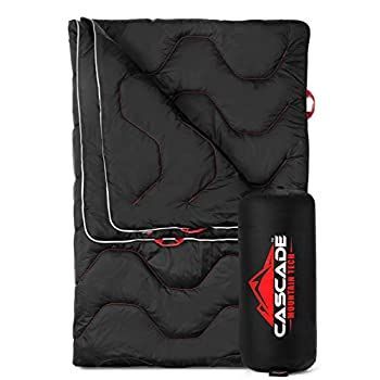 Cascade Mountain Tech キャンピングブランケット 軽量 アウトドアブランケット キャンプ ピクニック コンサート 旅行に 72インチ x 48インチ