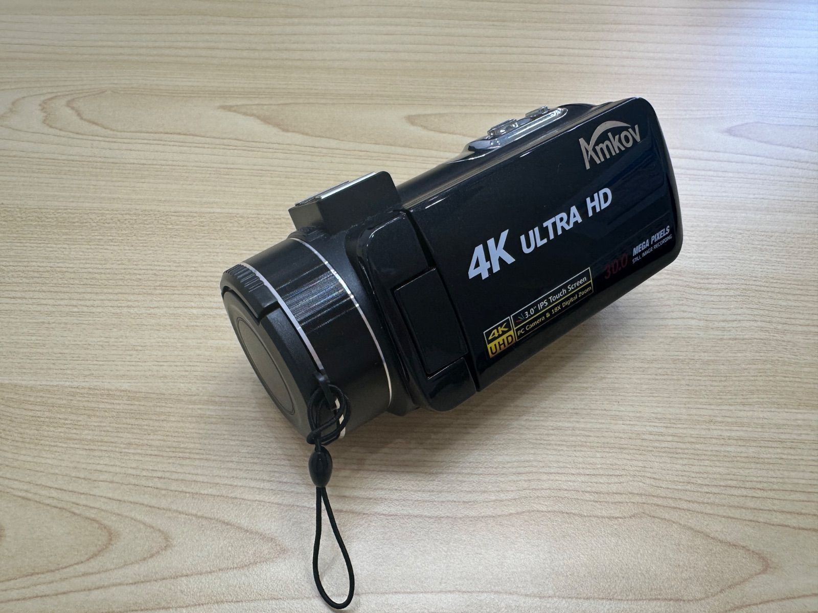 美品】AMKOV ビデオカメラ 4K ULTRA HD - メルカリ
