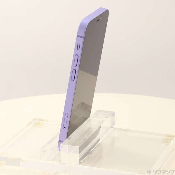 スマートフォン本体 iPhone12 mini 128GB MJQD3J/A 中古品〕 iPhone12 mini 128GB パープル MJQD3J／A SIMフリー