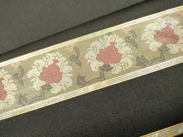 専用帯372 71 二本セット●やまと誂製 高級 正絹 螺鈿細工 片面全通 螺鈿細工 悠彩つづれ 西陣織 袋帯 新品未使用品 銀糸 華やか