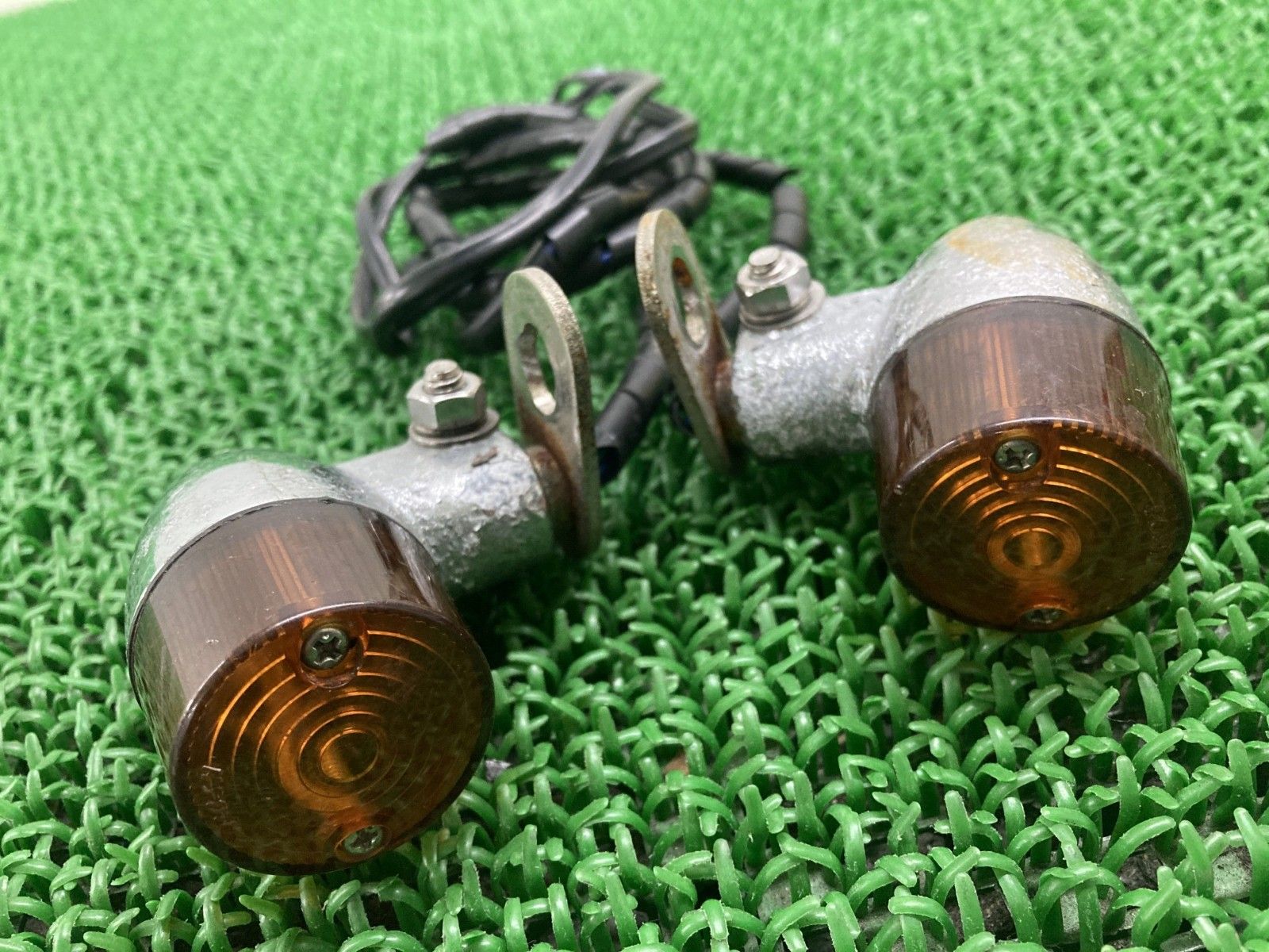 POSH製XL883 XL1200 リアウインカー 左右 社外 中古 バイク 部品