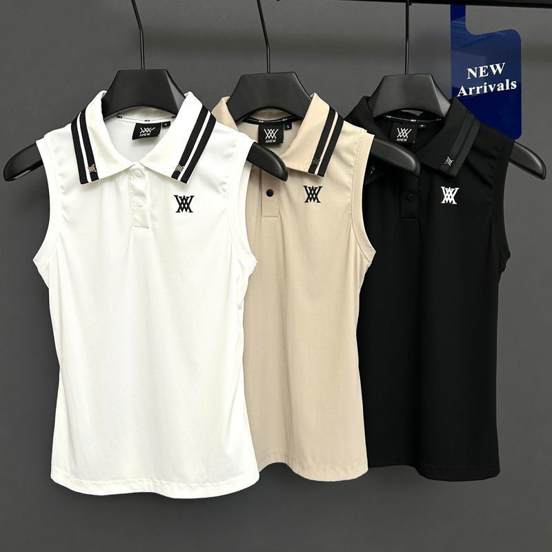 ☆ANEW GOLF☆アニュー韓国 SIGNATURE LOGOノースリーブの通販 by