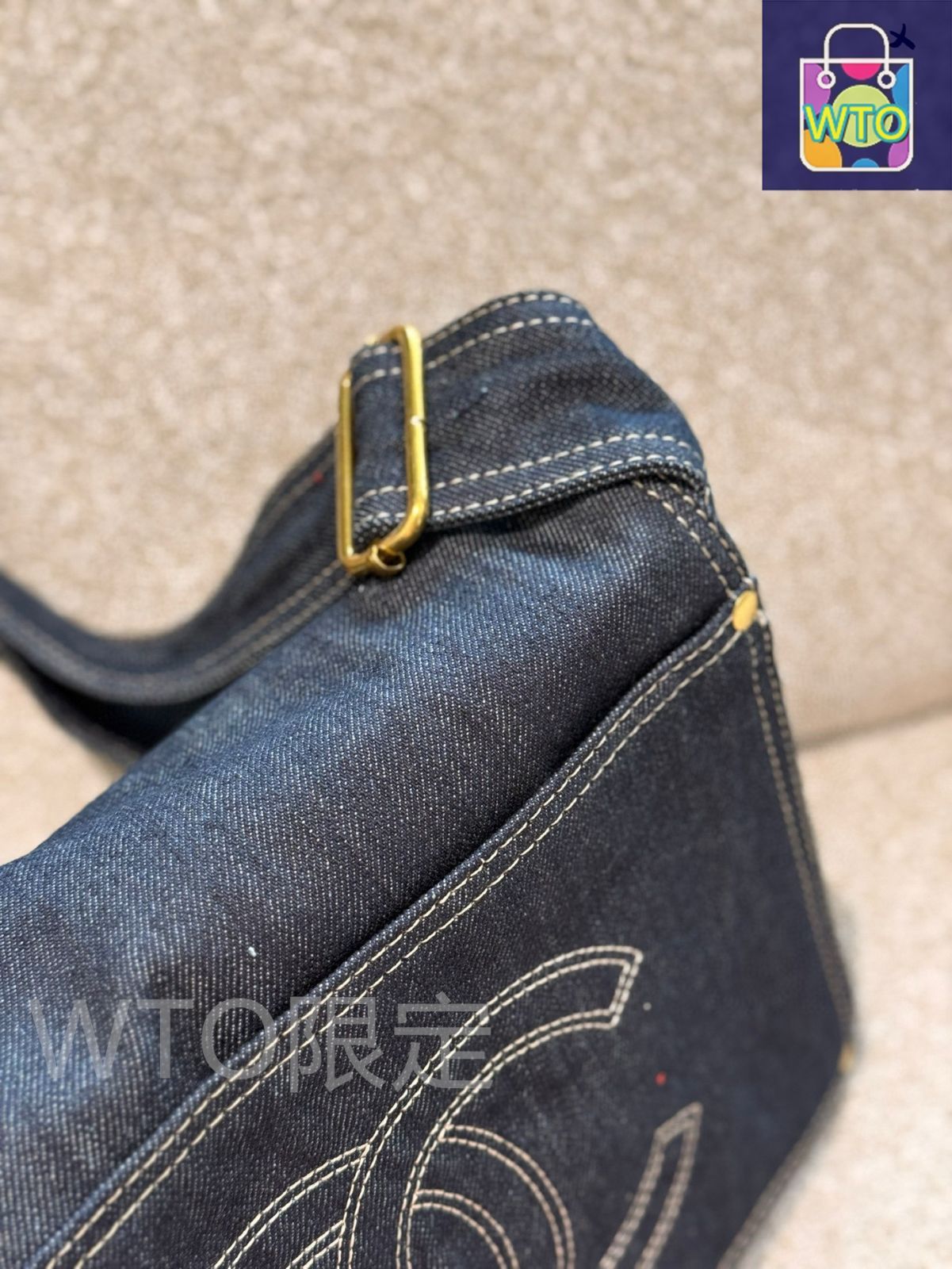シャネル 24B デニム メッセンジャーバッグ 今日特価】Chanel Denim Messenger Bag シャネル デニム