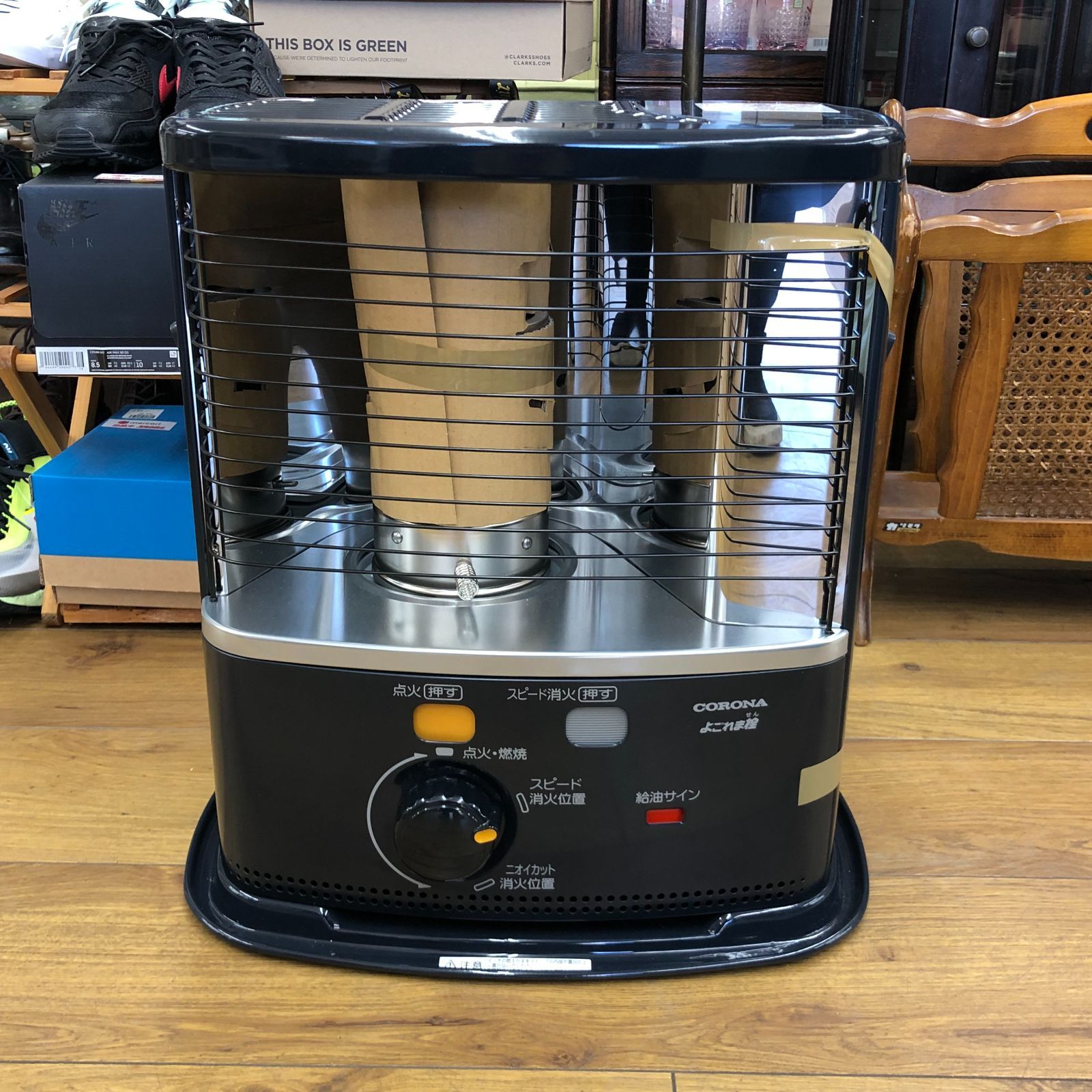 CORONA(コロナ) 石油ストーブ RX-22YA-HDダークグレー 電源不要 コロナ