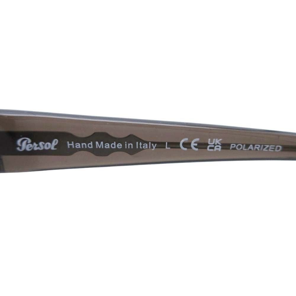 新品同様 Persol ペルソール サングラス ウェリントン型 シースルー  