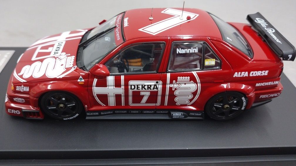 中古品 HPI モデルカーAlfaRomeo155V6TI(#7) 1993DTM　No.8099囗T巛