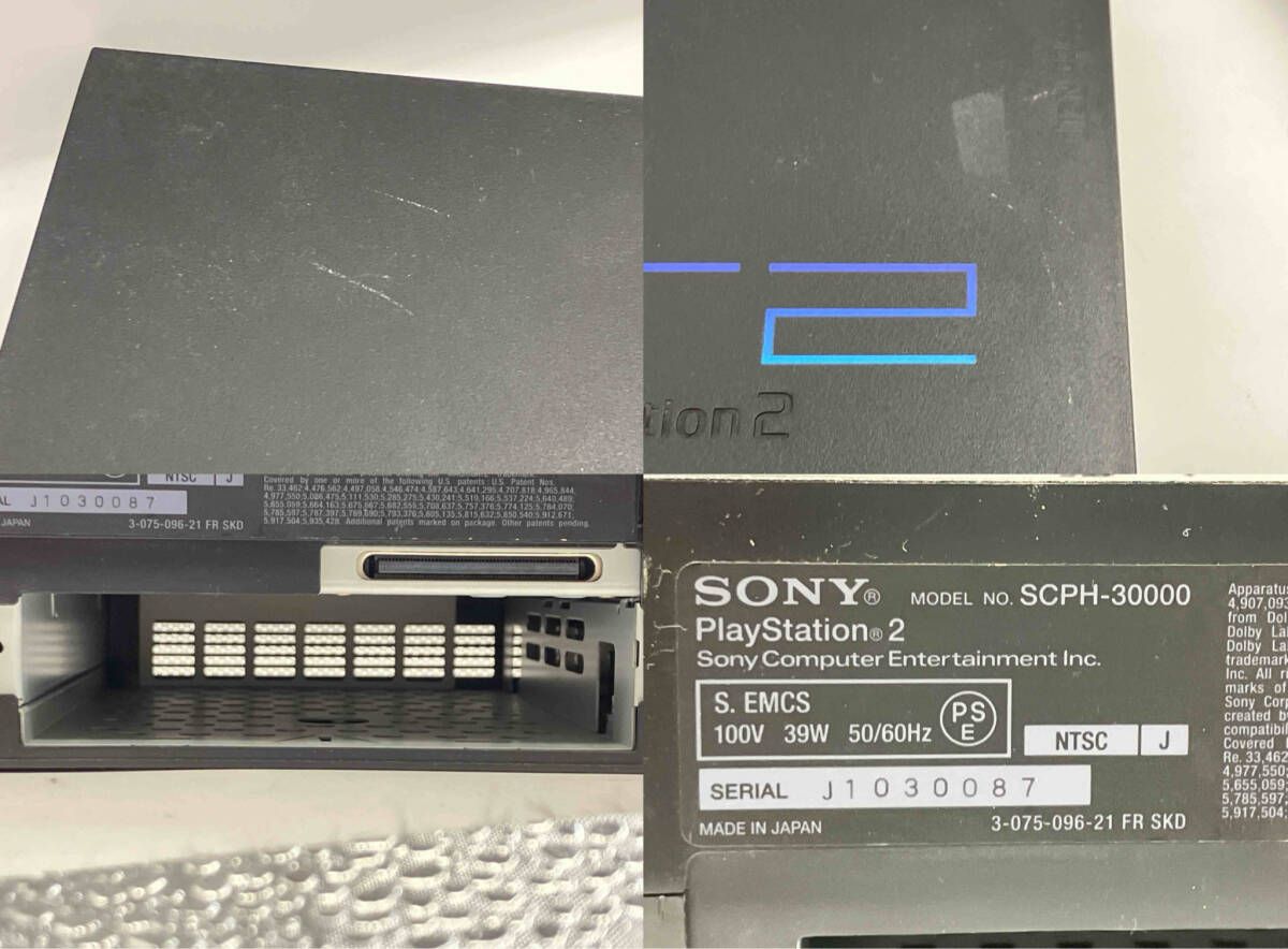 PlayStation2 - ★ジャンク★　SONY PlayStation2 SCPH３００００ ブラック Sony PlayStation 2 Black Console (SCPH-30000) NTSC-J JAPAN