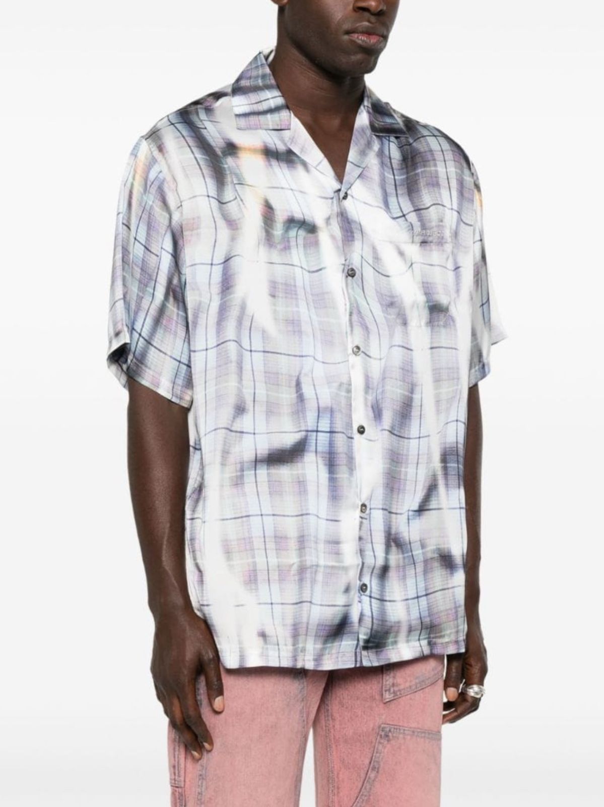 Y/PROJECT SUN BLEACHED CHECK SHIRT