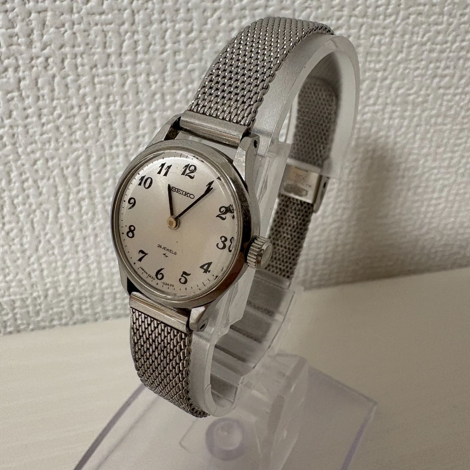 SEIKO セイコー 24JEWELS 2220-0020 腕時計 アナログ(手巻き) シルバー 