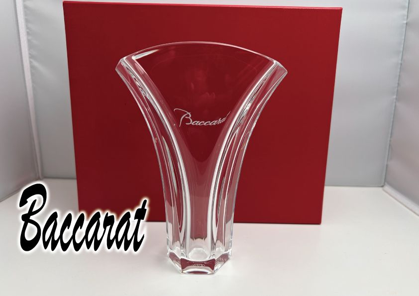 バカラ 花瓶 フラワーベース ギンコ 未使用 - メルカリ