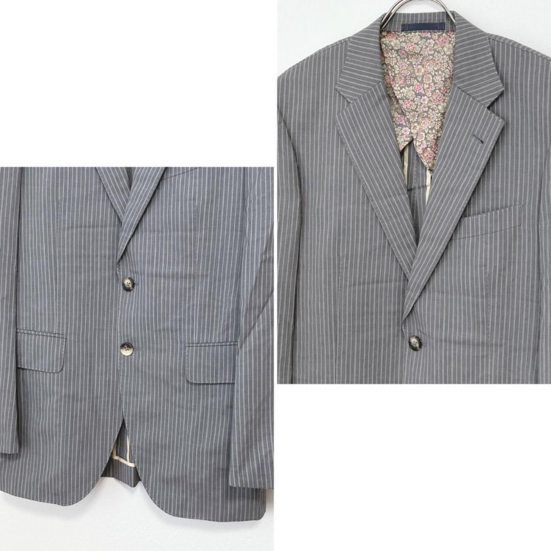 Paul Smith ポールスミス スーツ セットアップ 裏地花柄 シルク混 M