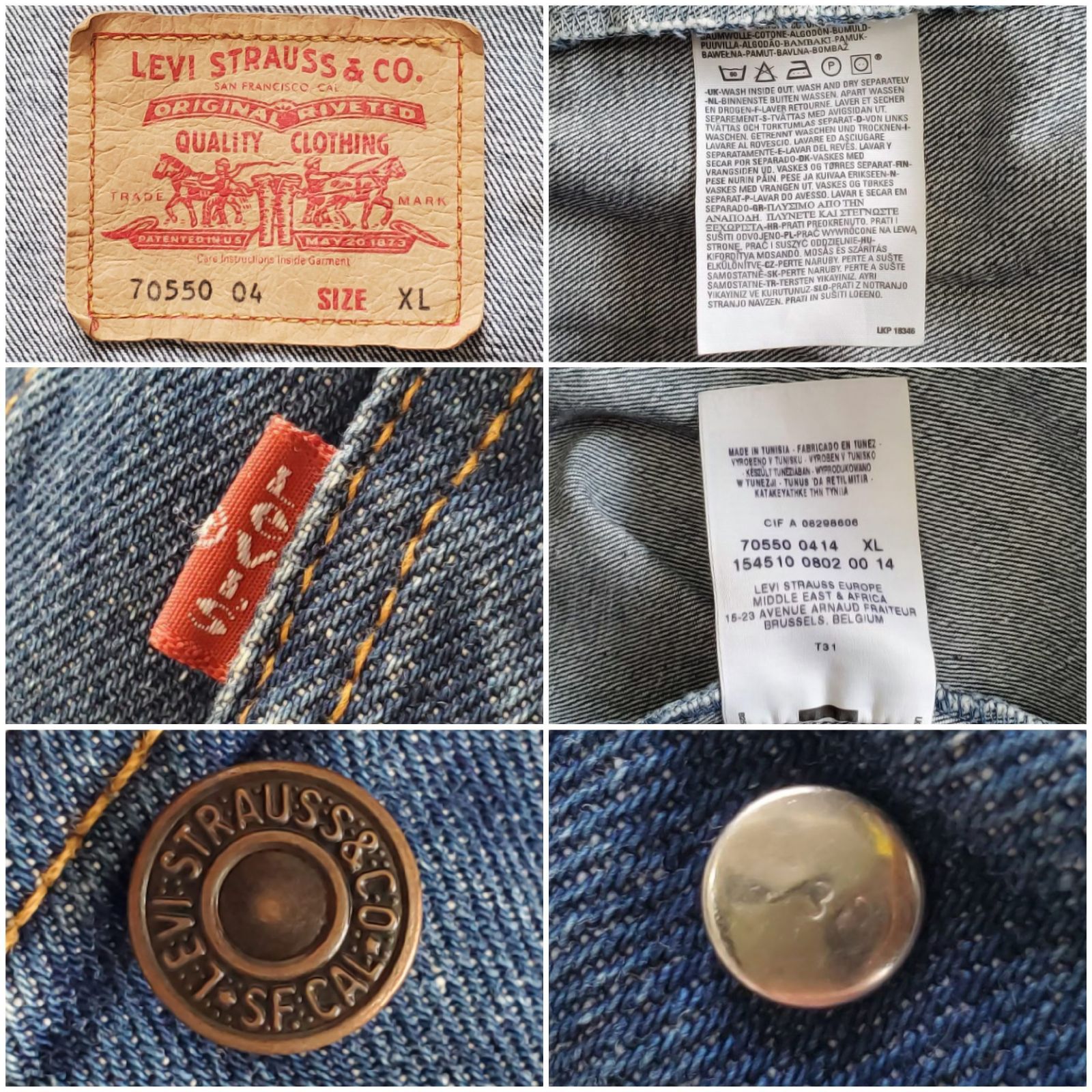EURO Levis ユーロ リーバイス□良品 2002年 チュニジア製 70550-0414 