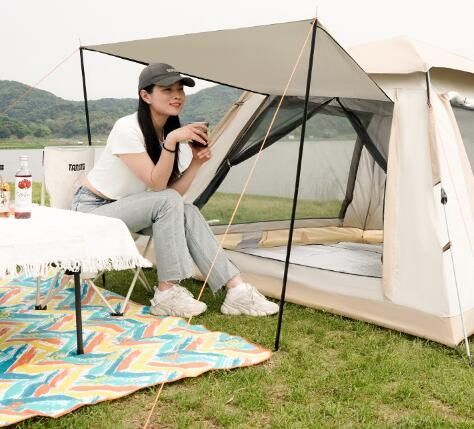 2024新作テント ワンタッチ 3-4人用 防風防水 uvカット 操作簡単 軽量