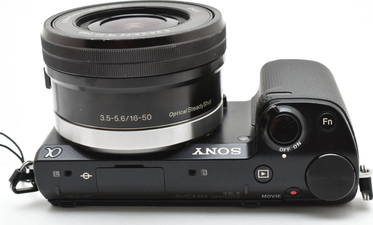 H01[6777]22 ソニー SONY α NEX-5T ボディ PZ 16-50mm レンズ