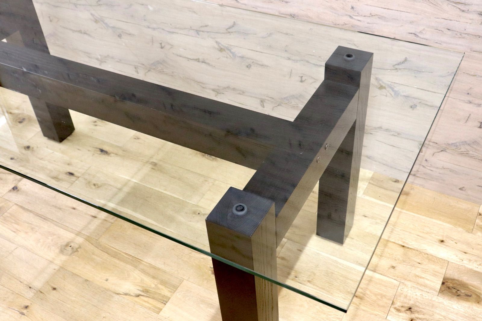 ガラステーブル 食卓テーブル