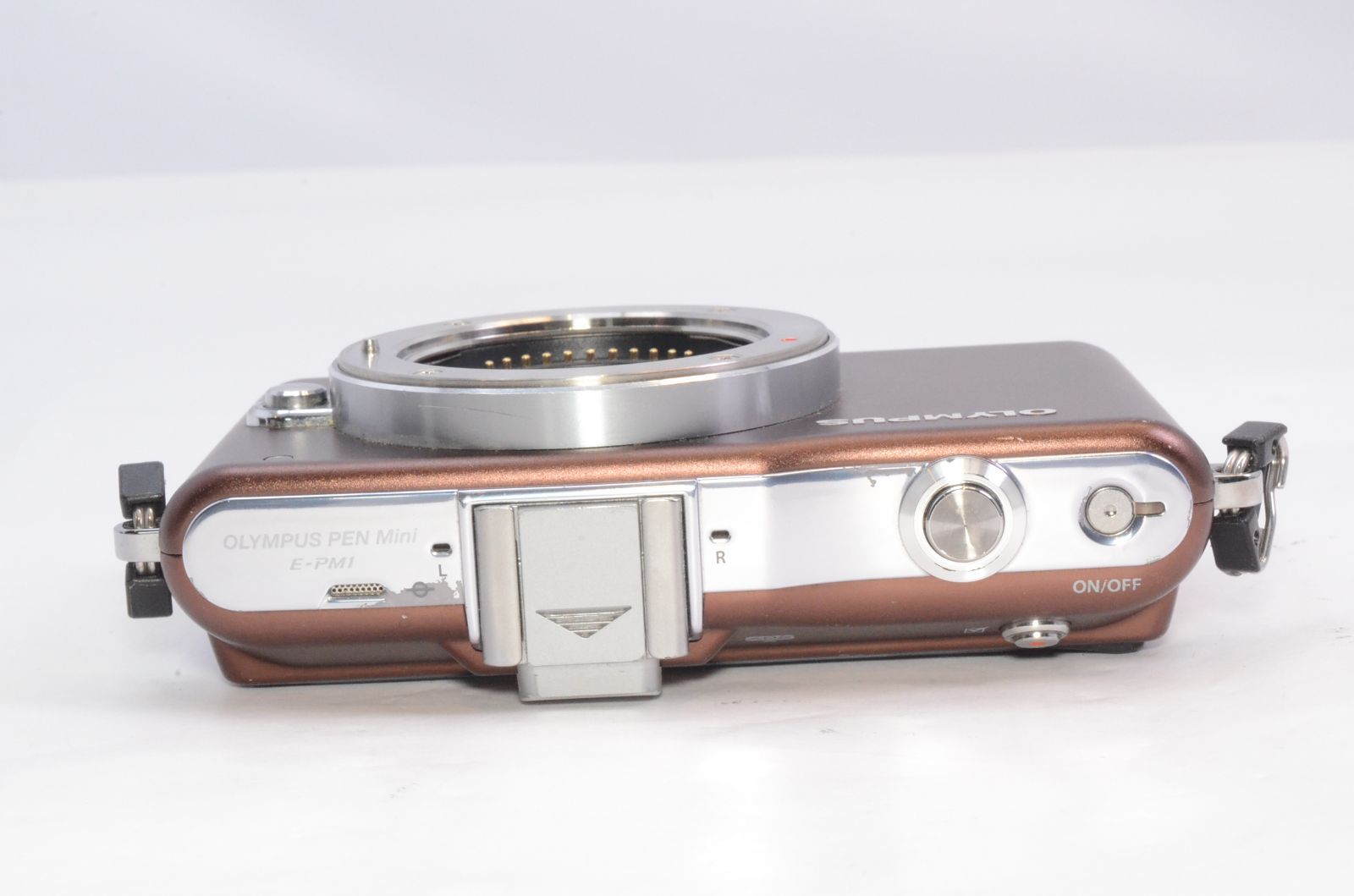 OLYMPUS オリンパス 良い PEN mini E-PM1 ボディ ブラウン オリンパス