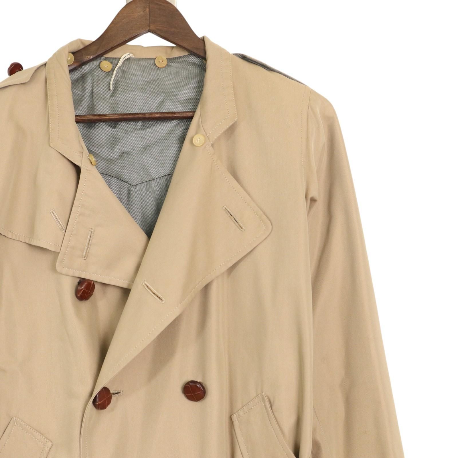 m's braque(エムズ ブラック) デタッチャブルフード トレンチコート