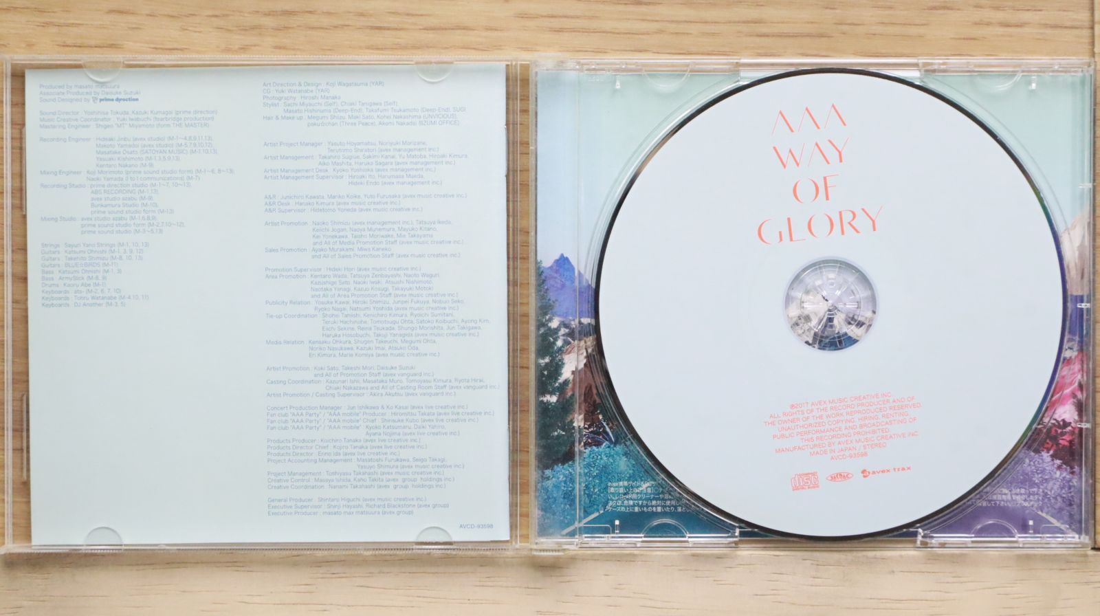 国内盤CD☆トリプルエー/AAA□ WAY OF GLORY 【AVCD93598