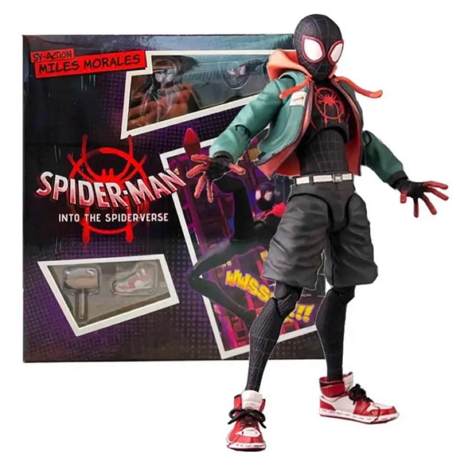 スパイダーバースマイルズフィギュア(輸入品)13cm - アメコミ