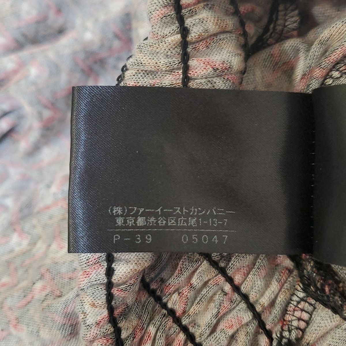ANAYI(アナイ) ワンピース サイズ38 M レディース - 黒×レッド
