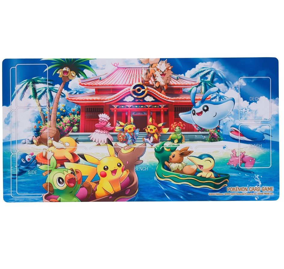ポケモンカード ラバープレイマット ポケモンセンター オキナワ 新品