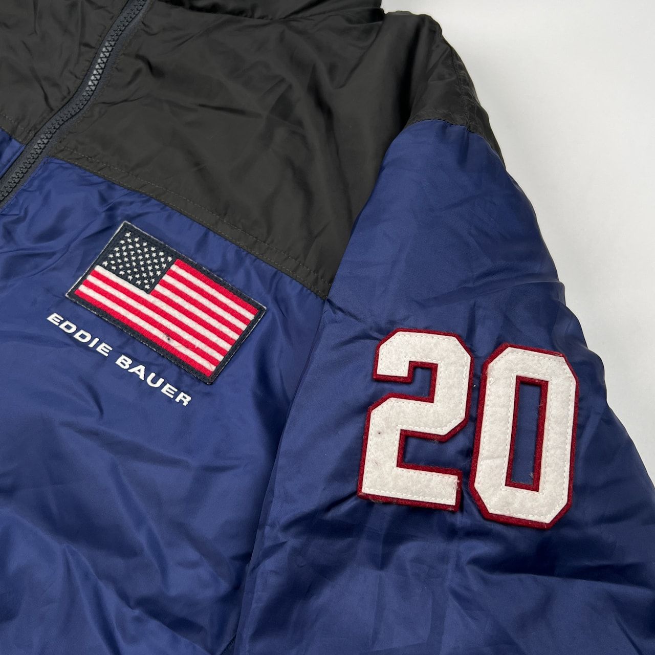 00s Eddie Bauer エディーバウアー リバーシブル ダウンジャケット