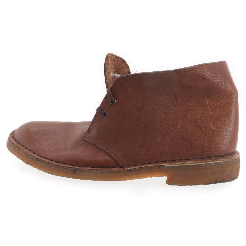 Clarks (クラークス) DESERT BOOT デザートブーツ ミッドカットレザー チャッカシューズ ブラウン US10/28cm 13292