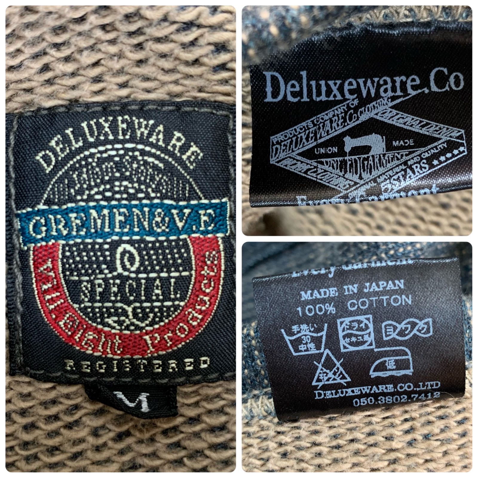 DELUXEWARE / Gremen&VILL,Eight BOID ボイド ダブルインディゴ