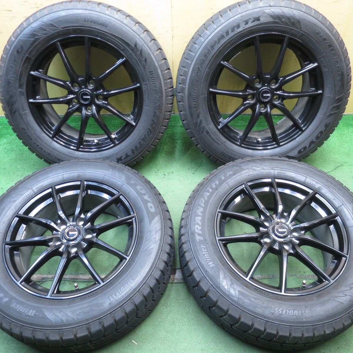 即納 2019年製 ヨコハマ アイスガードSUV G075 225/65R17 Tirado δ 17×7.0J+53 5/114.3 MG 4本 レガシィアウトバック CR-V yokohama iceguard suv g075の通販