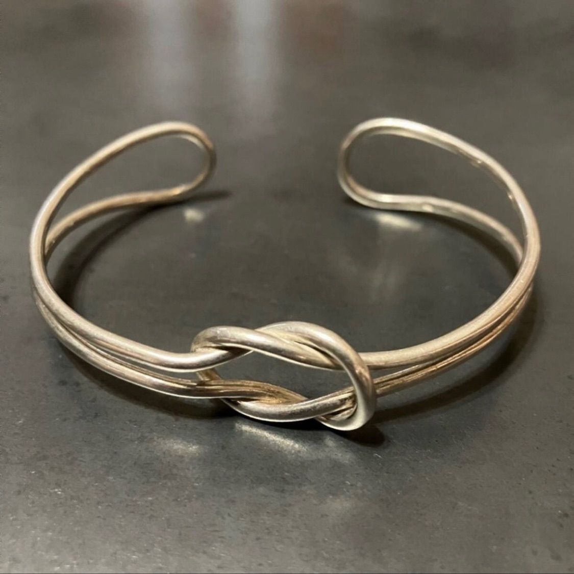 SILVER925 KNOT BRACELET/シルバー/バングル/ブレスレット SILVER925