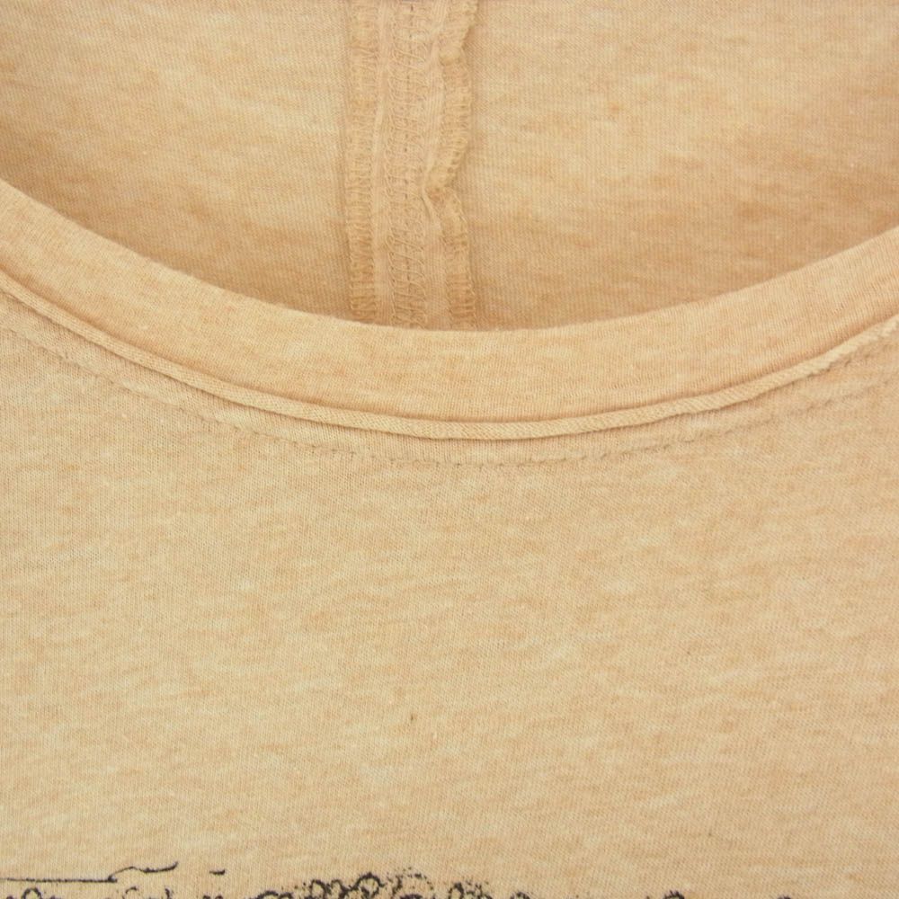 suzuki takayuki スズキタカユキ 182006N プリント 半袖 Tシャツ ベージュ系 1【中古】 suzuki takayuki スズキタカユキ 182006N プリント 半袖 Tシャツ