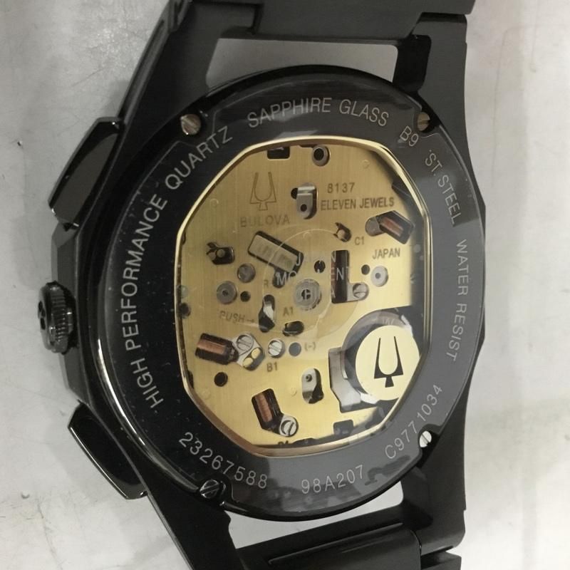 Bulova Analog Quartz Sports Watch 98A207 CURV Progressive with Box 