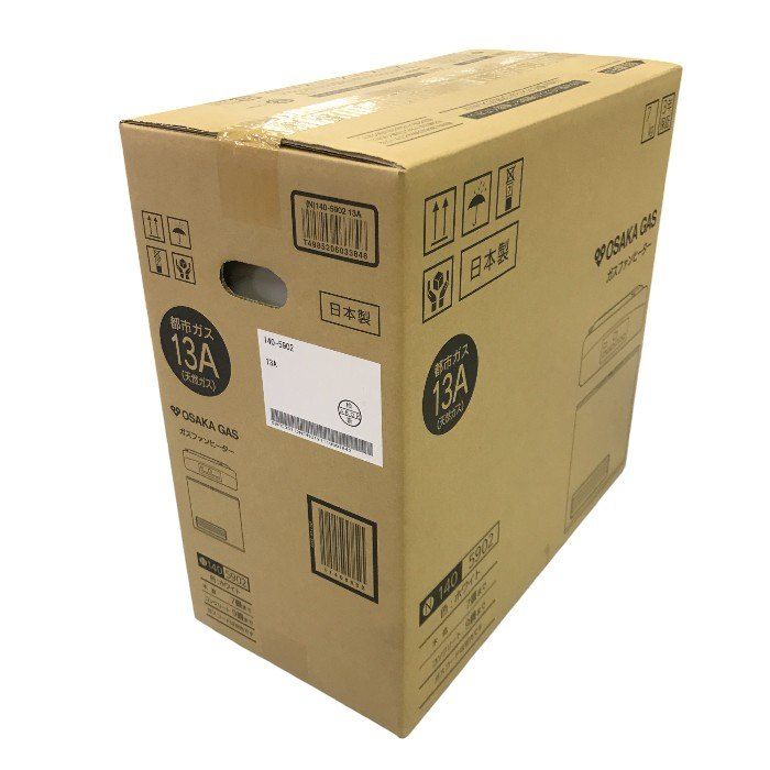 大阪ガス ガスファンヒーター N140 5902 ホワイト ノーリツ 大阪ガス