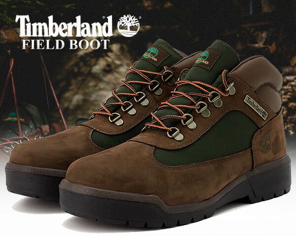 ティンバーランド フィールドブーツ Timberland FIELD BOOT DARK BROWN NUBUCK TB 0A18A6 D47 ビーフ＆ブロッコリー 防水 ウォータープルーフ beef broccoli