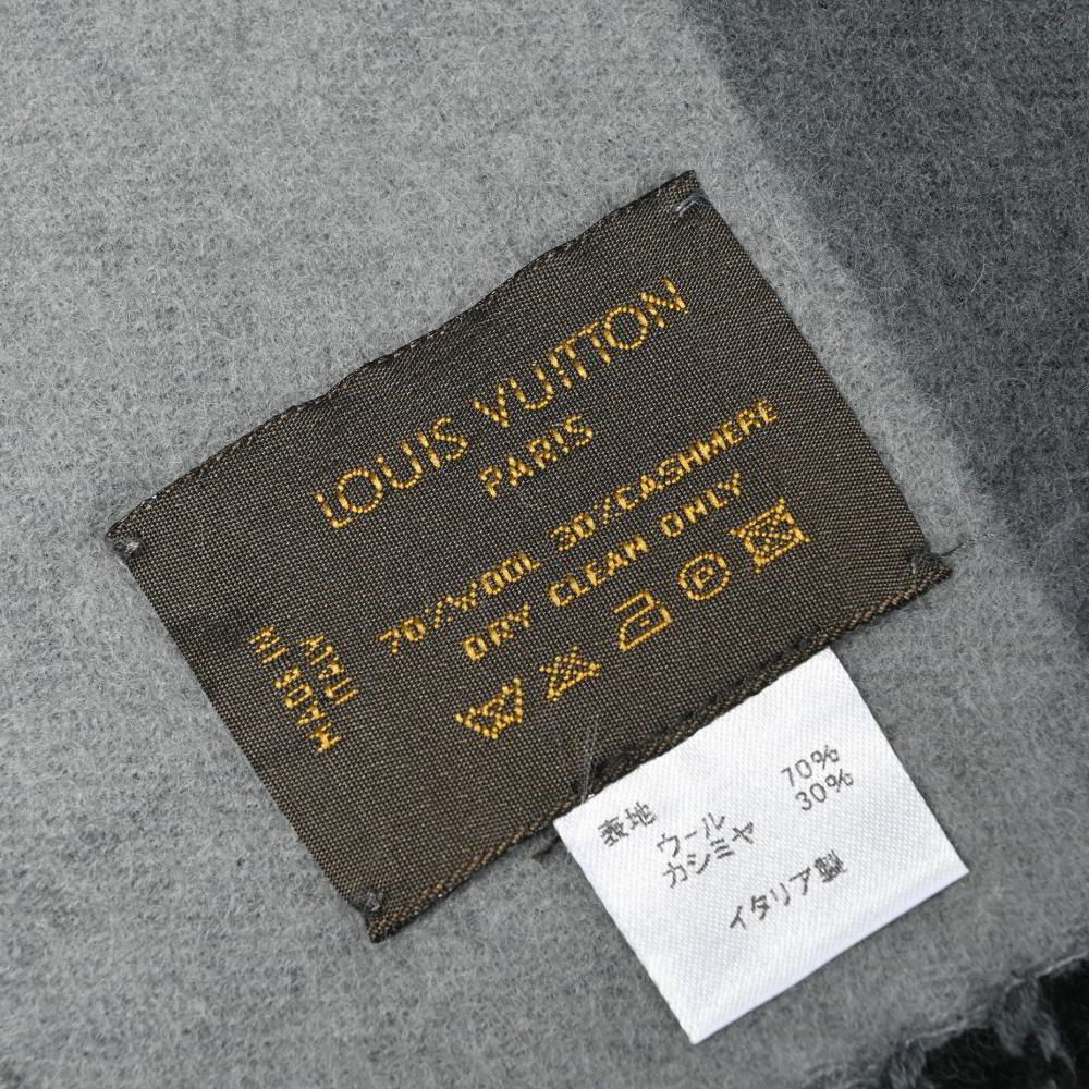 LOUIS VUITTON Vロゴ ウール カシミヤ マフラー - メルカリ