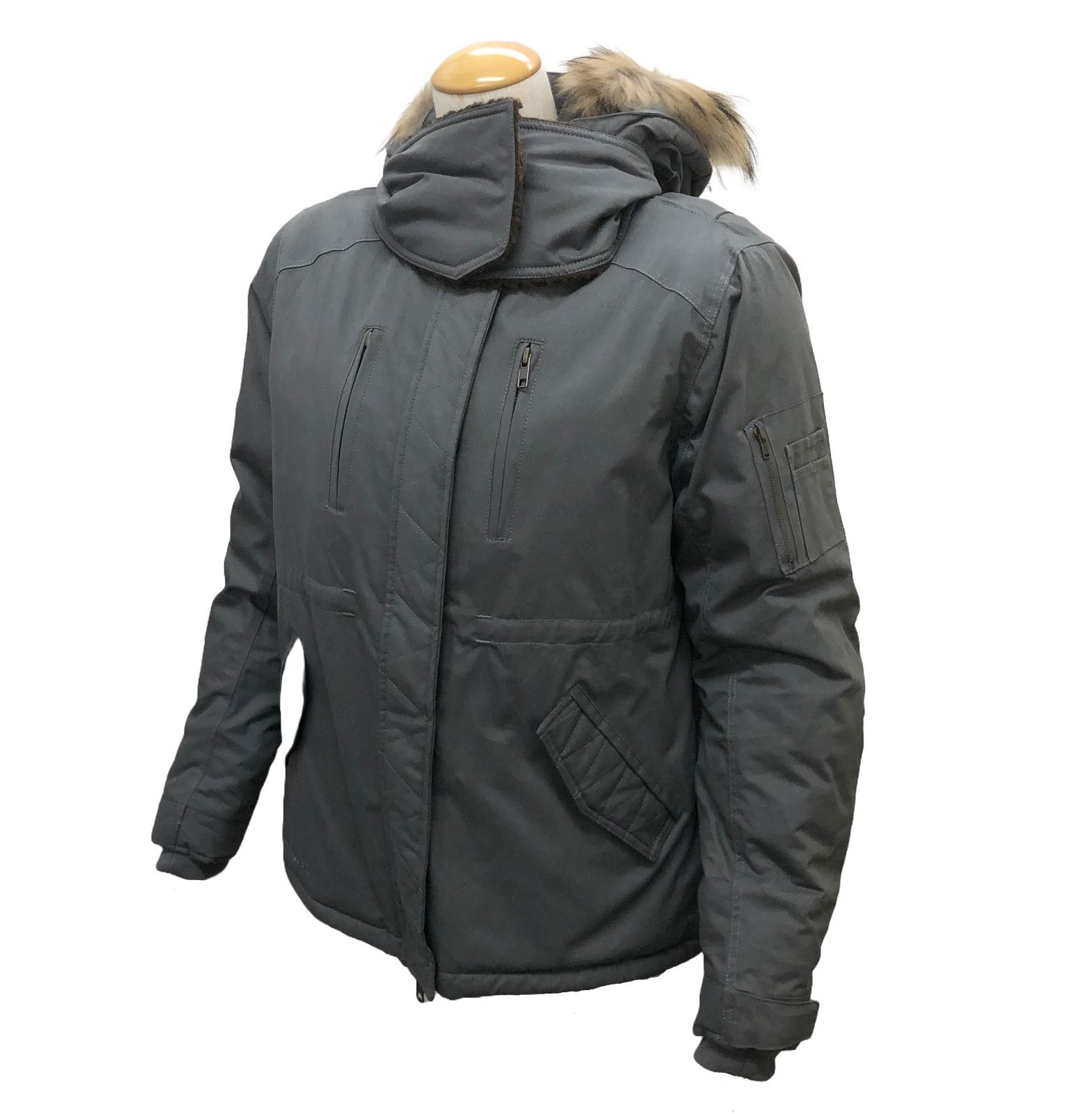 【56％引】ロッソ　ROJ-968　グレー（M）ウィンターショートモッズコート 得☆61％引】ロッソ ROJ-968 グレー（S・M・Lサイズ）ウィンター