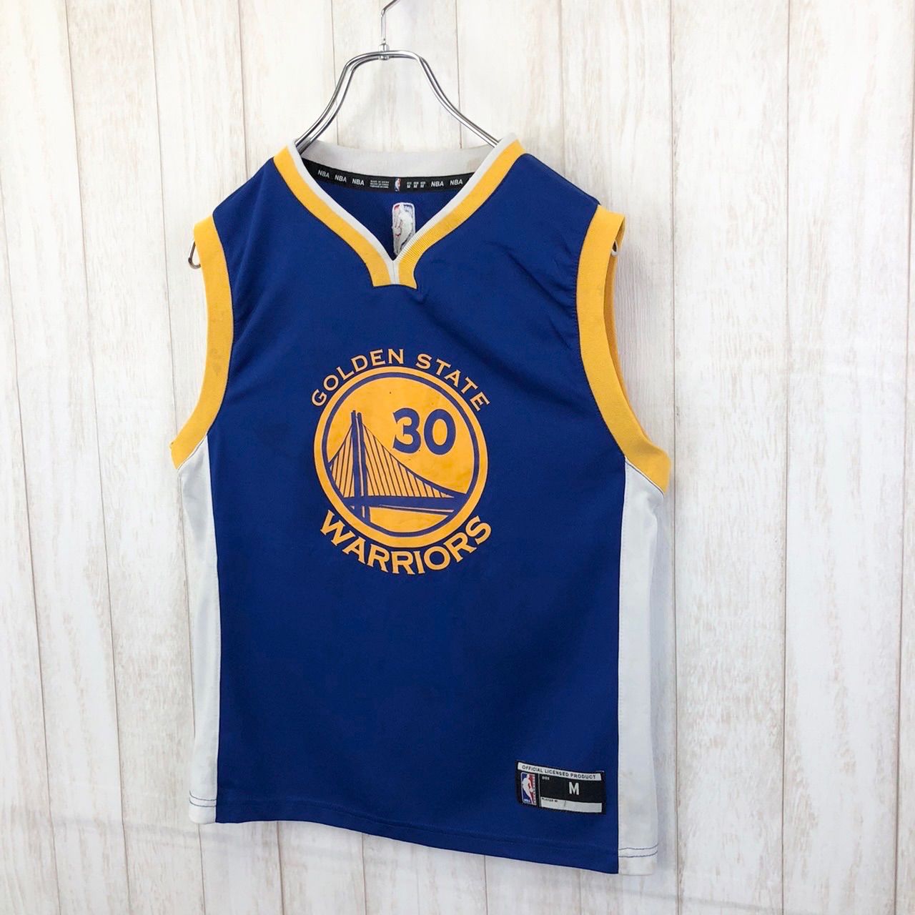 NBA ゴールデンステート・ウォリアーズ ゲームシャツ 青 2XL バスケ