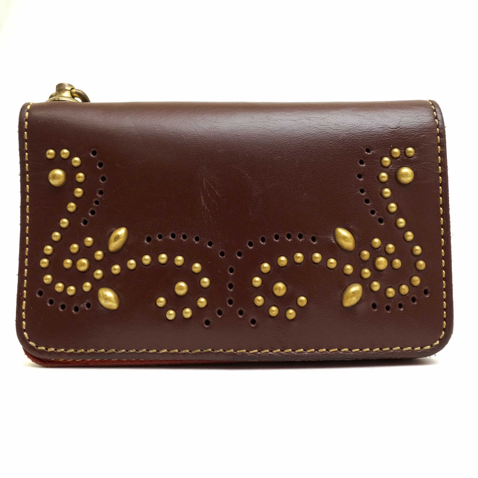 低価格ながら品質の良い KC's 財布 ELEANOR BRASS Leather Wallet