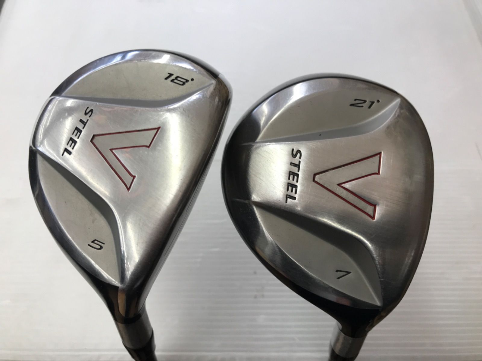 【即納】名器　フェアウェイウッド | ５W・７W（2本セット） | 中古 | テーラーメイド 　初代Vスチール US 　オリジナルカーボン