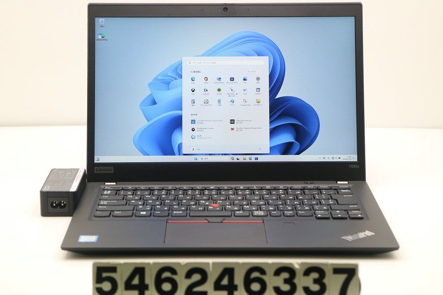 Lenovo ThinkPad T490s Core i5 8265U 1.6GHz/16GB/256GB(SSD)/14W/FHD(1920x1080)/Win11 【546246337】