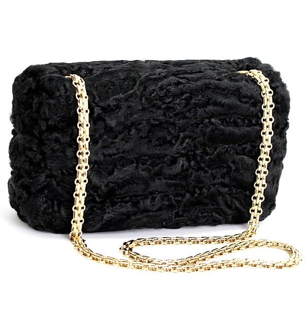 シャネル CHANEL ファー チェーンショルダーバッグ マトラッセ 黒 G金具 美品 シャネル CHANEL ファー チェーンショルダーバッグ