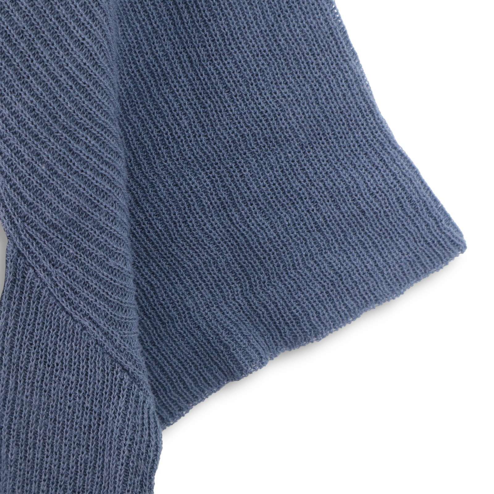 ●ランバン　スポール　ゴルフ　ハーフジップシャツ　ニット切り替え　プレートロゴ LANVIN SPORT ランバン スポーツ ゴルフ 春夏☆ ストライプ