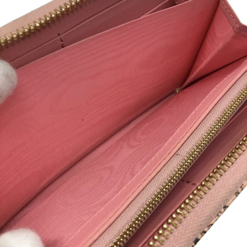 未使用級✨グッチ 長財布 ラウンドファスナー GG マーモント ピンク PVC GUCCI【グッチ】ラウンドファスナー長財布 456117 GGマーモント