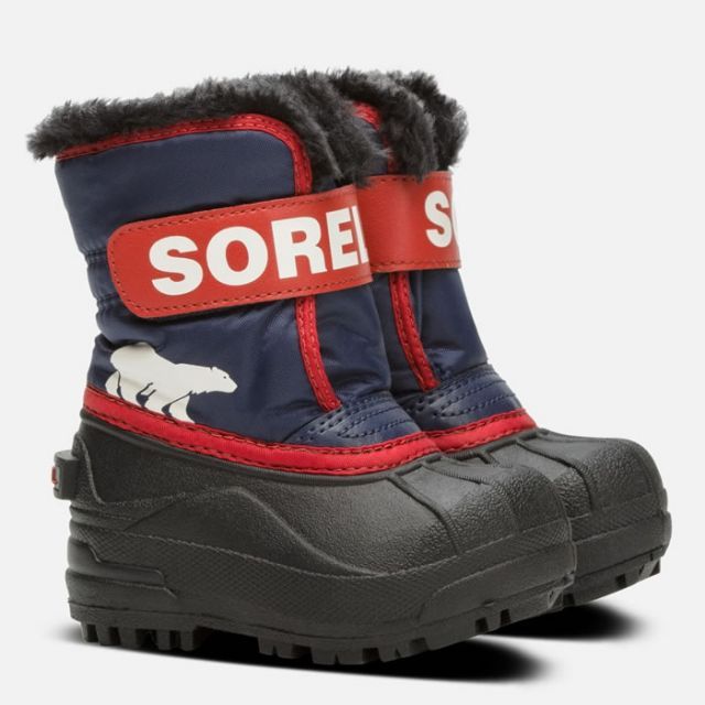 キッズ ソレル スノーブーツ | キッズスノー PRINT防水 種類8:591/Y12(17cm) ソレル キッズ スノーブーツ sorel スノーコマンダー Snow Commander (NC1960) ジュニア ユース ブーツ 防寒靴 寒冷地 防寒ブーツ 子供用 靴 (