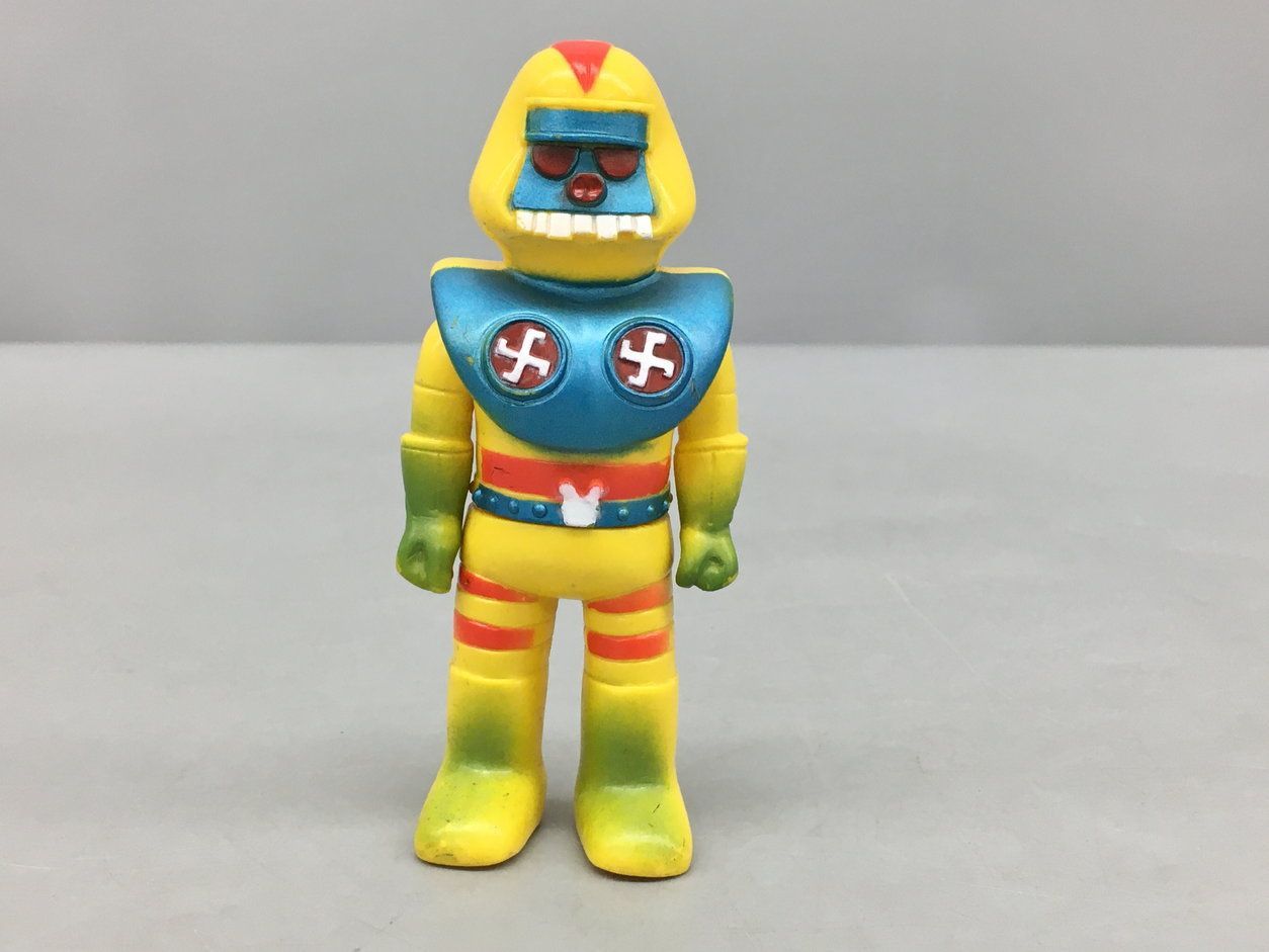 ポピー ソフビ人形 ロボガキ がんばれ!!ロボコン 当時物 全高約11.5cm 2411LT152
