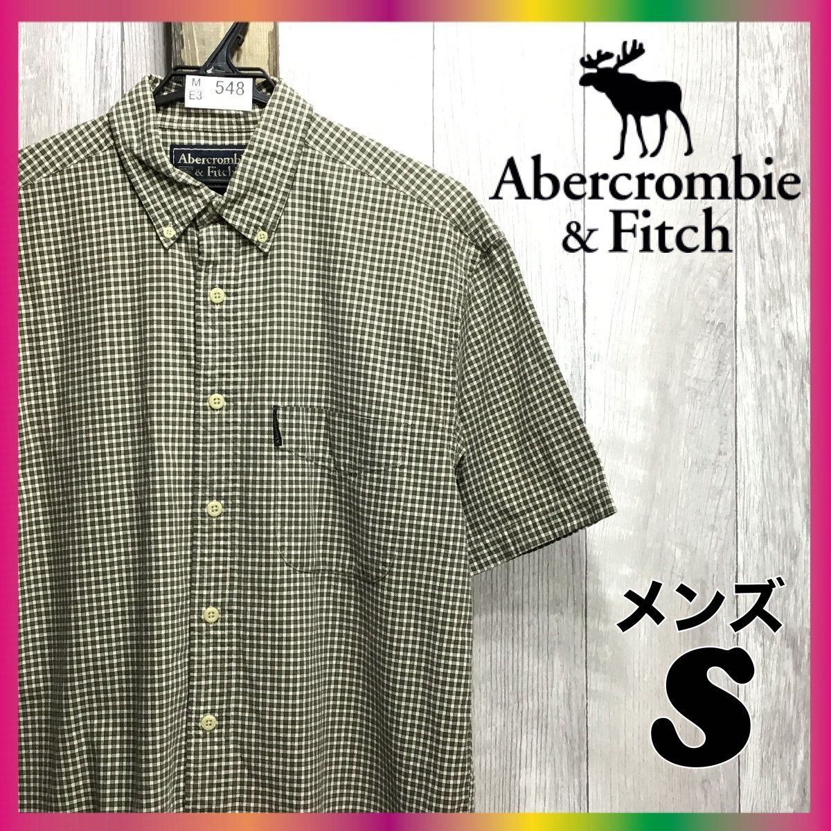 Abercrombie＆Fitch（アバクロ）半袖シャツ チェックシャツ - トップス